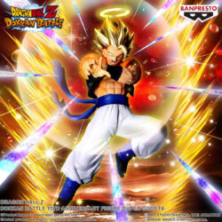 Banpresto Dragon Ball Z Super Gogeta Figure 10th Anniversary, Dokkan Battle