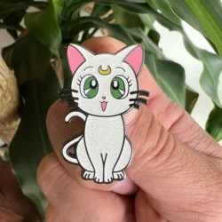 Sailor Moon Cat Artemis Pin - 1.5"