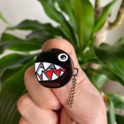 Chain Chomp Mario Hard Enamel Pin - 1.5"