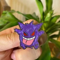 Gengar Hard Enamel Pin - 1.5"