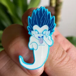 Gotenks Ghost Bomb Hard Enamel Pin (Glow in the Dark) - 1.25"