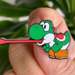 Yoshi Green Hard Enamel Pin - 1.75"